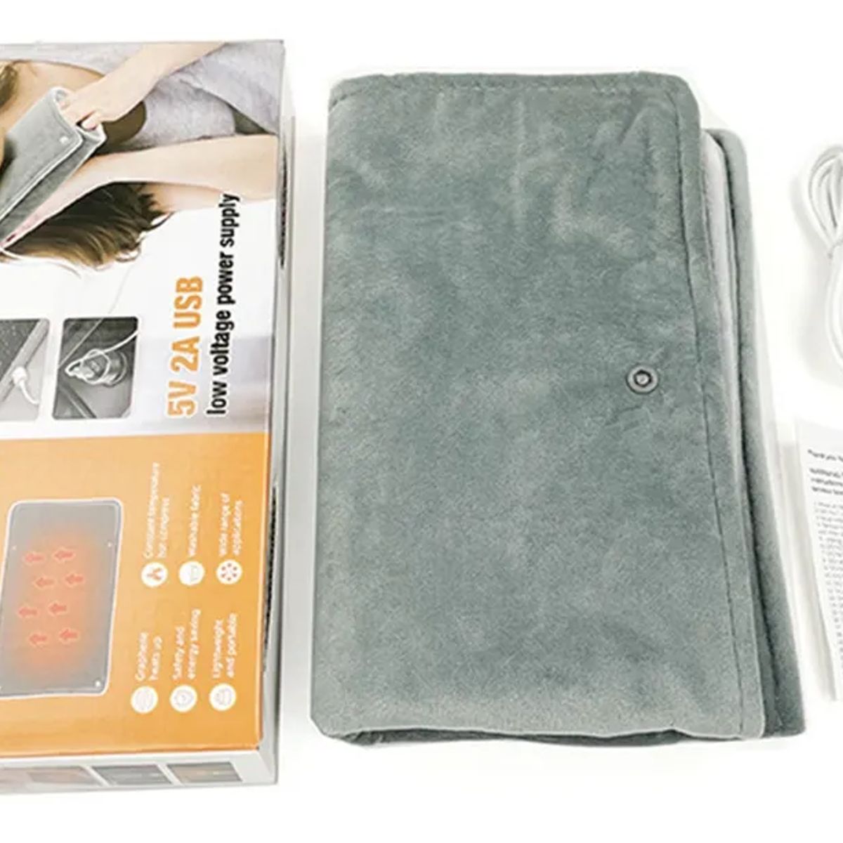 MOVI - Almohadilla Térmica Multifuncional USB  Calor Relajante en Cualquier Momento