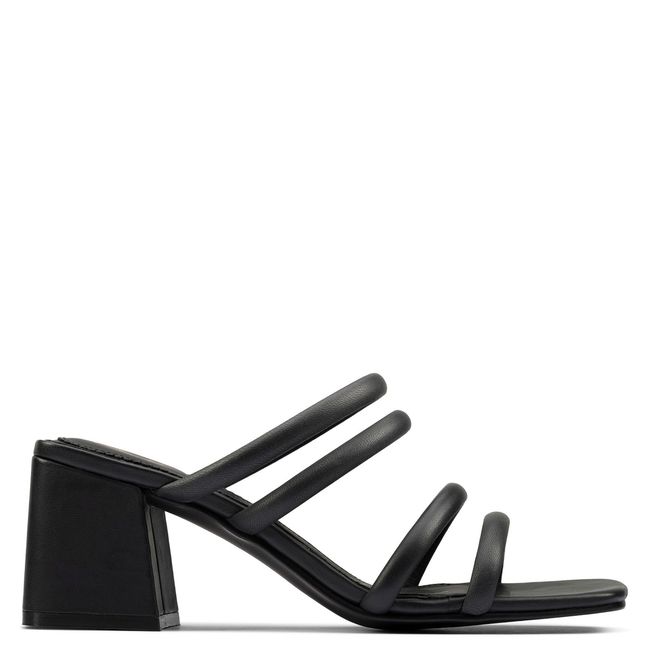 CLARKS - Sandalia Mujer Cuero Negro