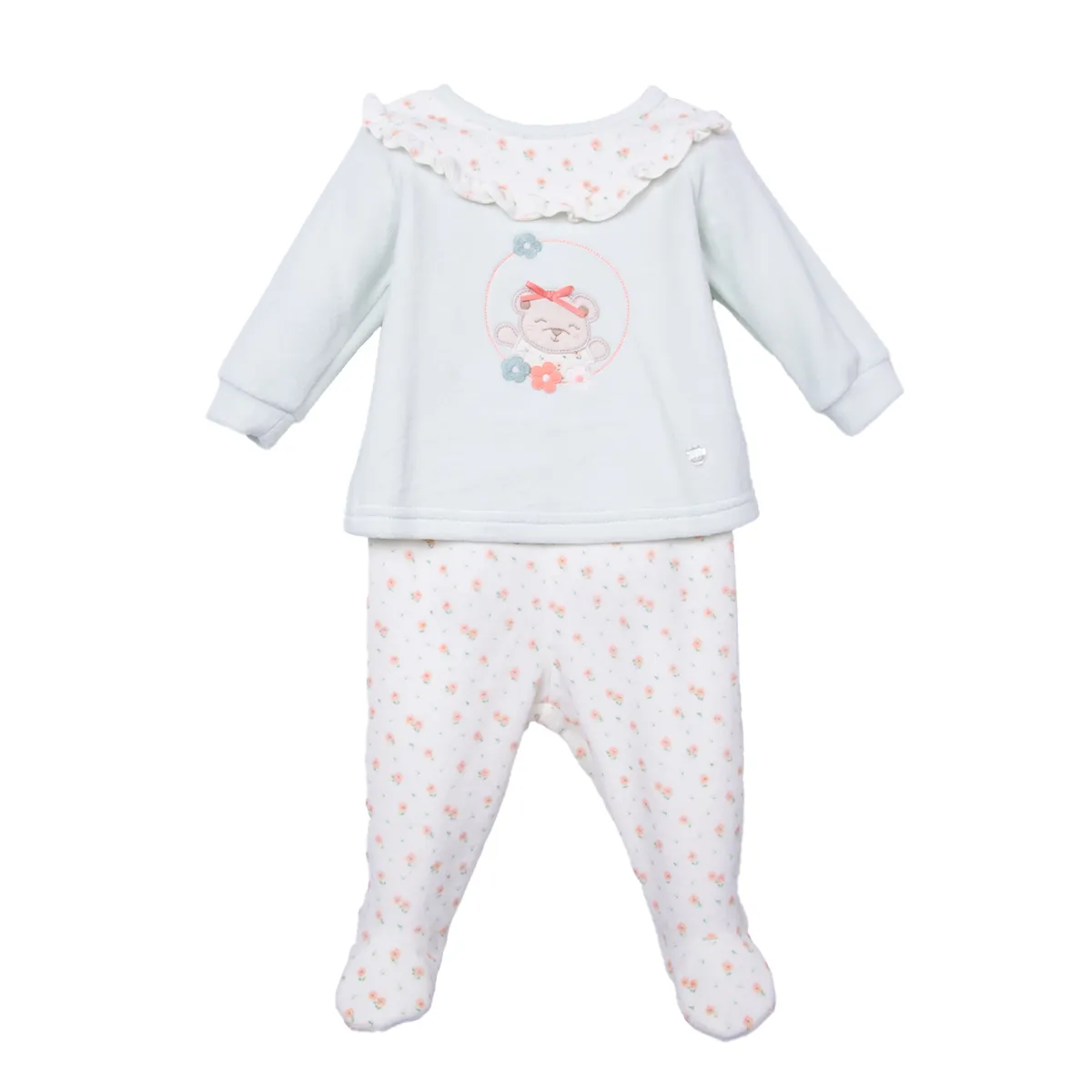 PILLIN - Conjunto  Verde Niña Pillin PVD305-26VER