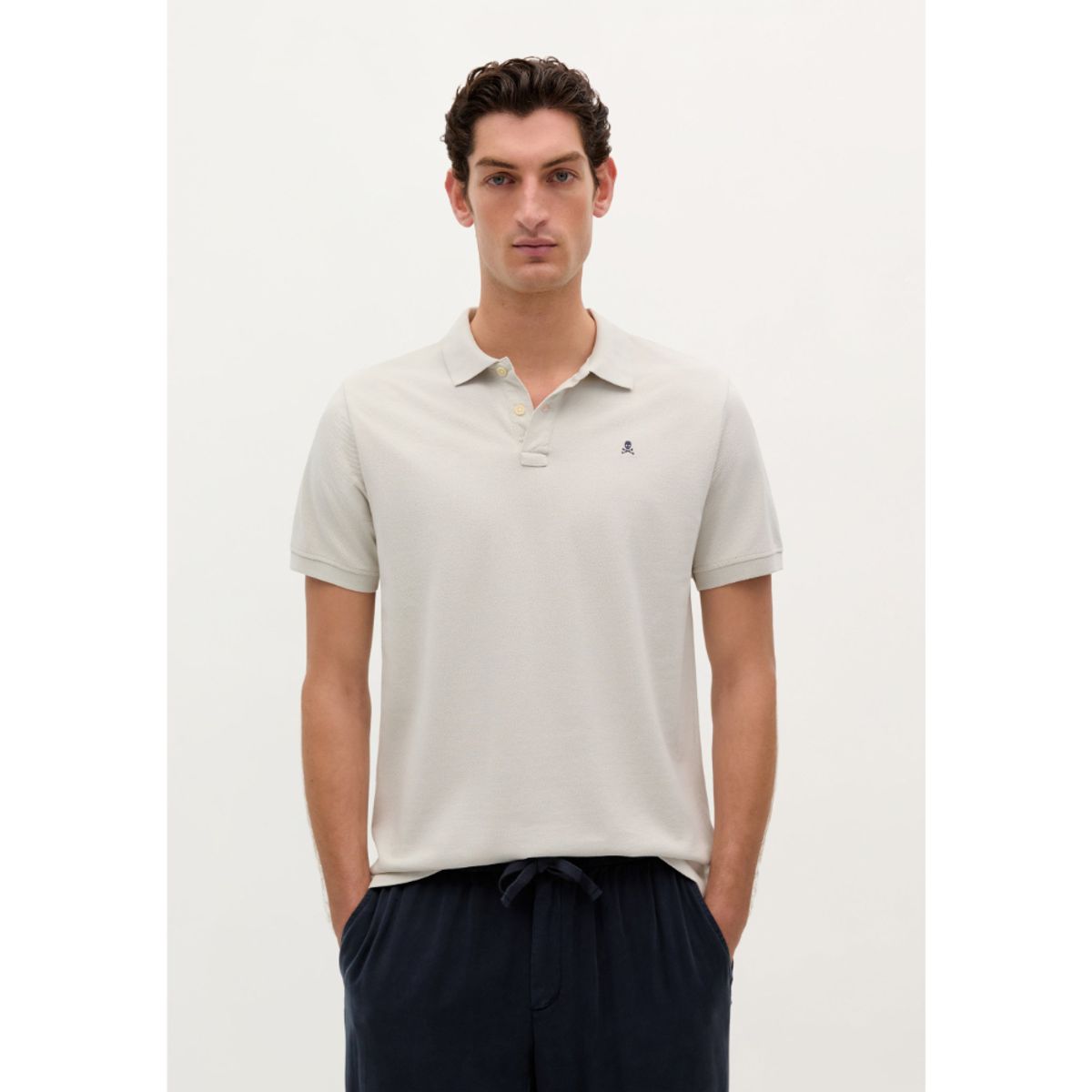 SCALPERS - POLO CALAVERA CONTRASTE