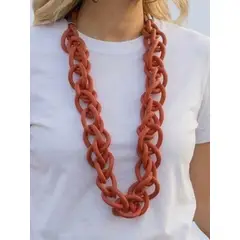 ANONIMASTORE - Collar de caucho Trenzado