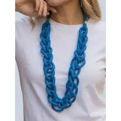 ANONIMASTORE - Collar de caucho Trenzado