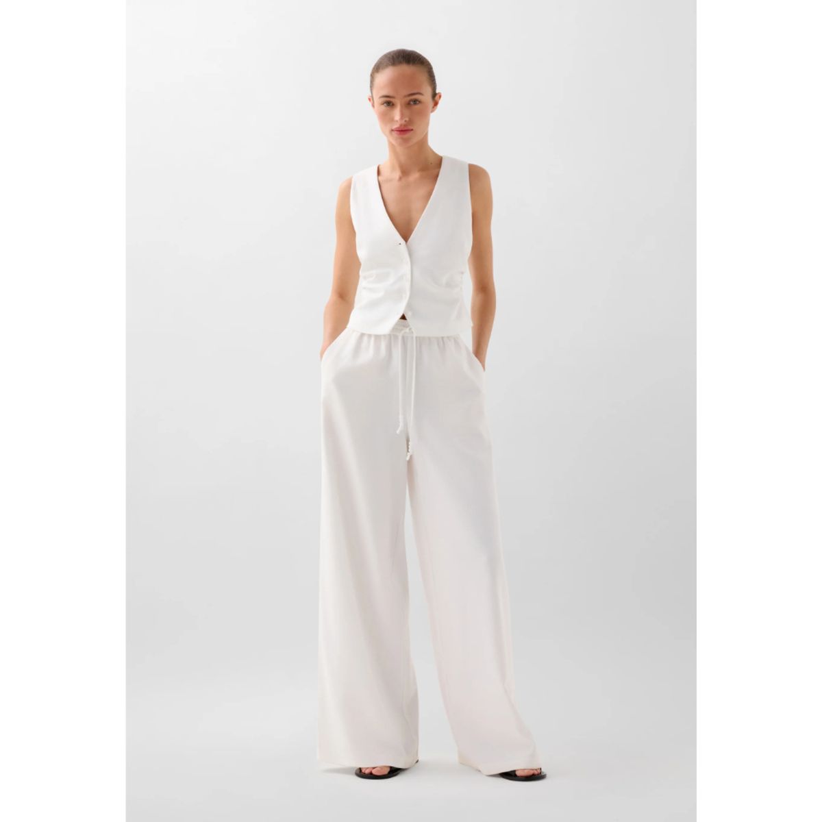 SCALPERS - PANTALÓN LINO FLUIDO