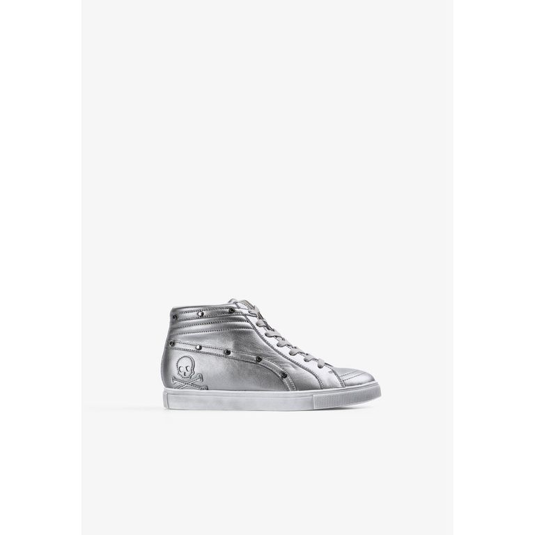 SNEAKERS ALTAS PIEL CALAVERA