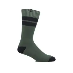HUSH PUPPIES - Calcetín Algodón Hombre Heavy Stripe Verde