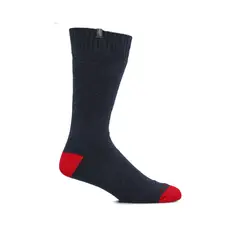HUSH PUPPIES - Calcetín Algodón Hombre Heavy Plain Azul Oscuro