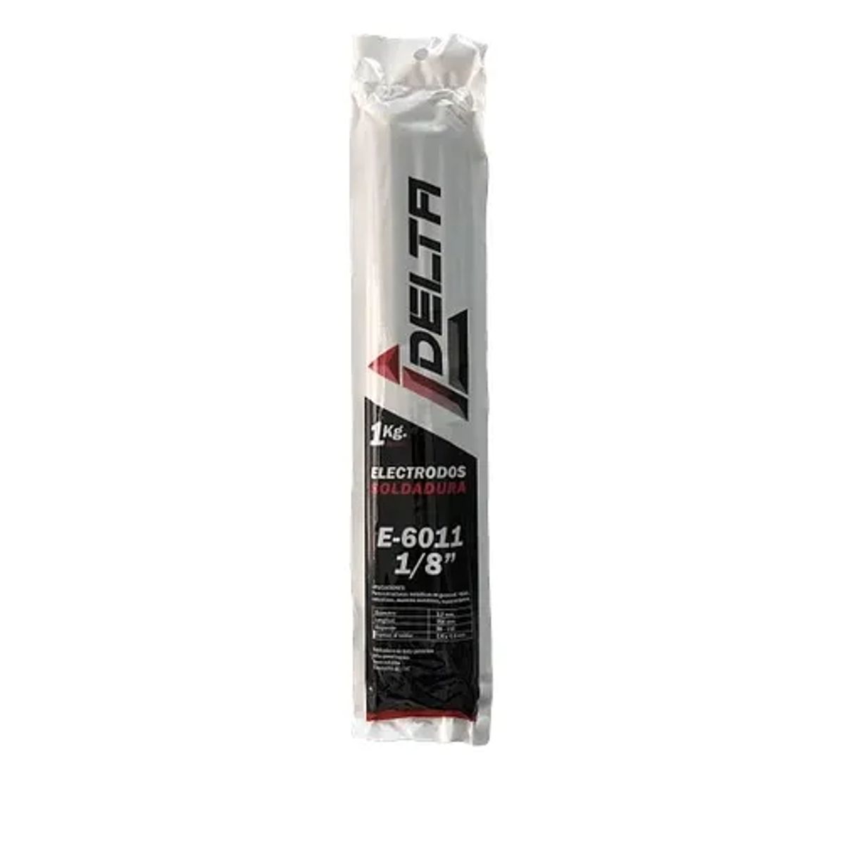 DELTA - ELECTRODO SOLDADURA 6011 1/8 (3.2mm) FORMATO 1KG DELTA