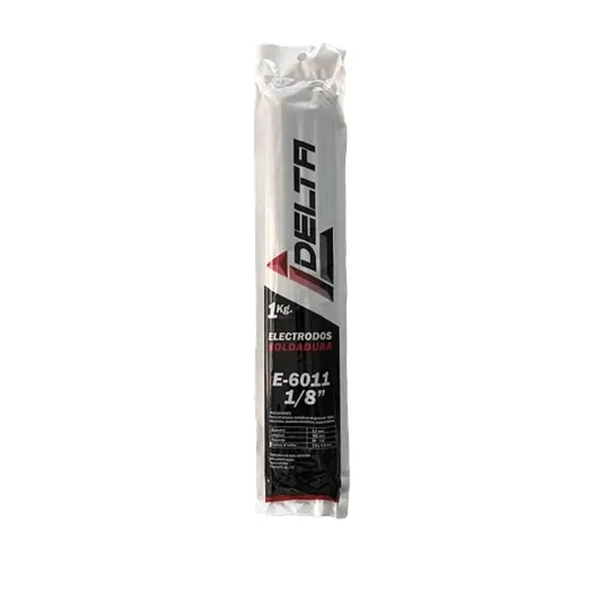DELTA - ELECTRODO SOLDADURA 6011 1/8 (3.2mm) FORMATO 1KG DELTA