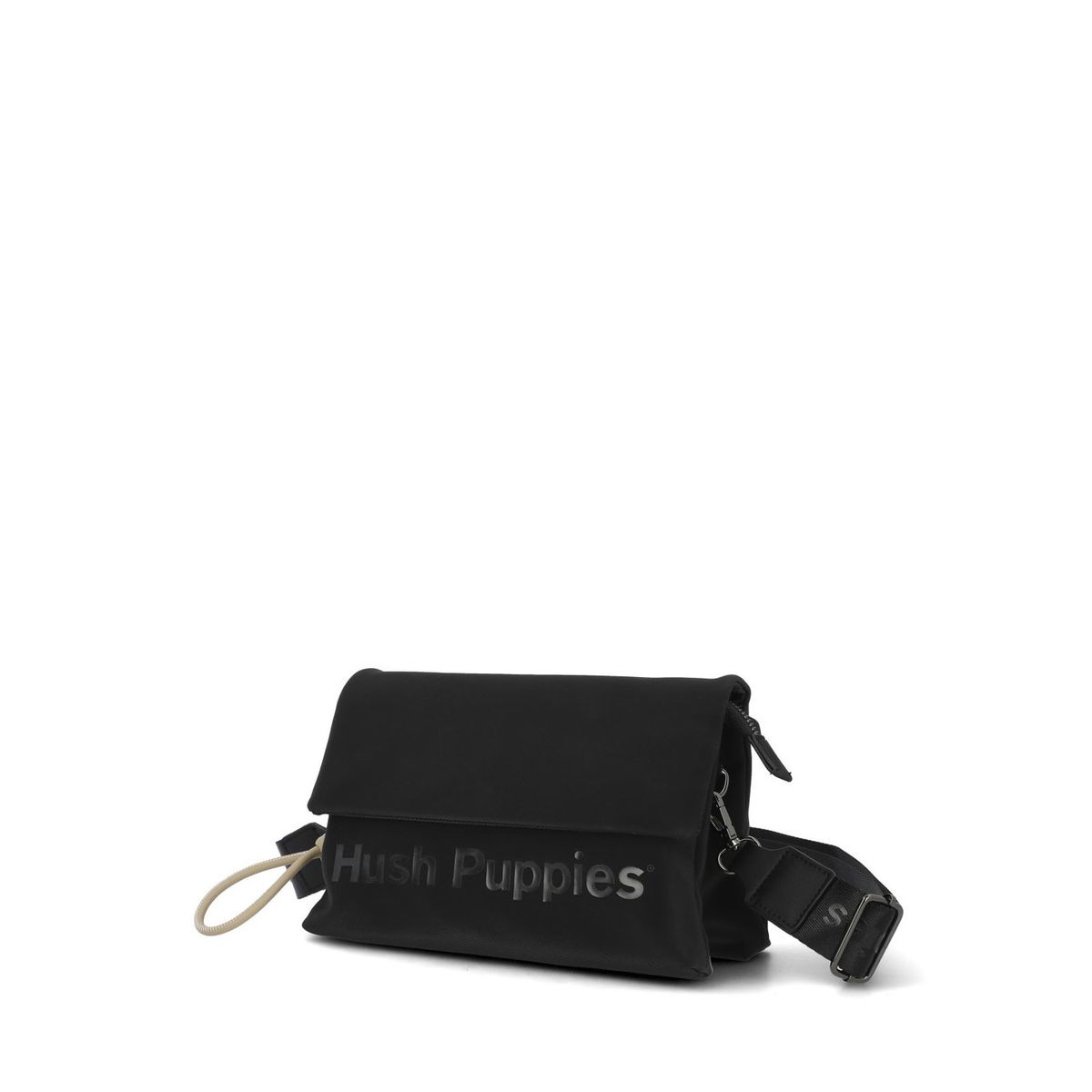 HUSH PUPPIES - Cartera Mujer Haddie Cross Negro HUSH PUPPIES
