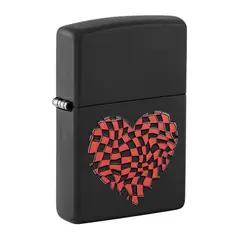 ZIPPO - Encendedor Heart Design Negro ZP48719