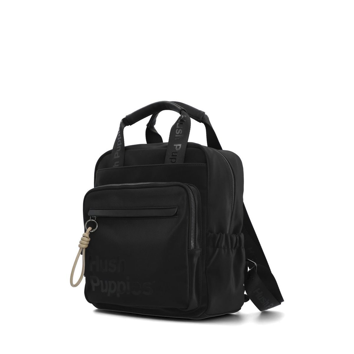 HUSH PUPPIES - Mochila Mujer Harley Back Negro HUSH PUPPIES