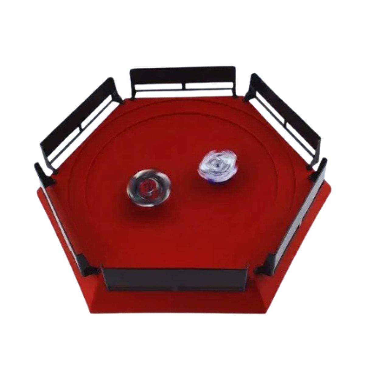 GENERICO - Set De Juego Estadio + 12 Beyblades Metal Fusion Storage Box