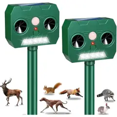 MOVI - Repelente de Animales Ultrasónico con Panel Solar