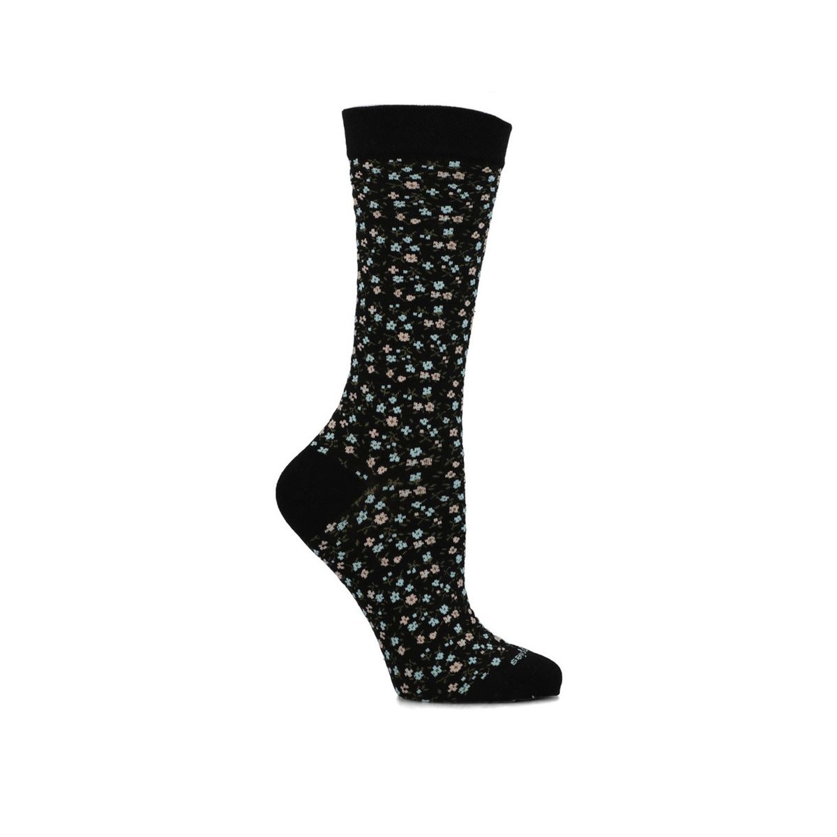 HUSH PUPPIES - Calcetín Algodón Mujer C Cuff Allover Negro HUSH PUPPIES