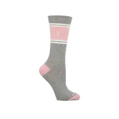 HUSH PUPPIES - Calcetín Algodón Mujer C Cuff Dogline Gris