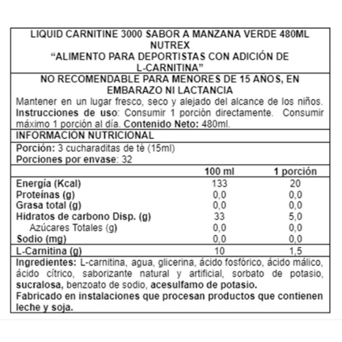 NUTREX RESEARCH - L-Carnitine 3000 473 ml – Nutrex STRAWBERRY WATERMELON