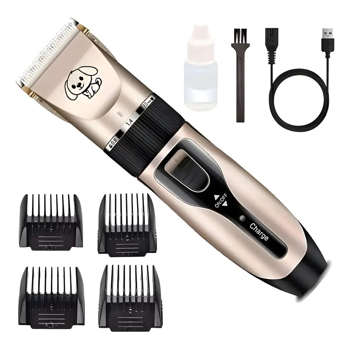 GENERICO - Máquina Afeitar Kit Cortapelo Perro Mascotas Profesional