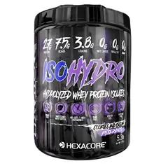 HEXACORE - Proteina Isolate IsoHydro aislada 5.3 libras 75 servicios COOKIES AND CREEMS
