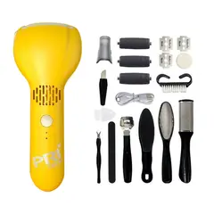 PUREPOWER - Limador eléctrico para pies con aspiradora Removedor de callos de pie eléctrico con aspiradora