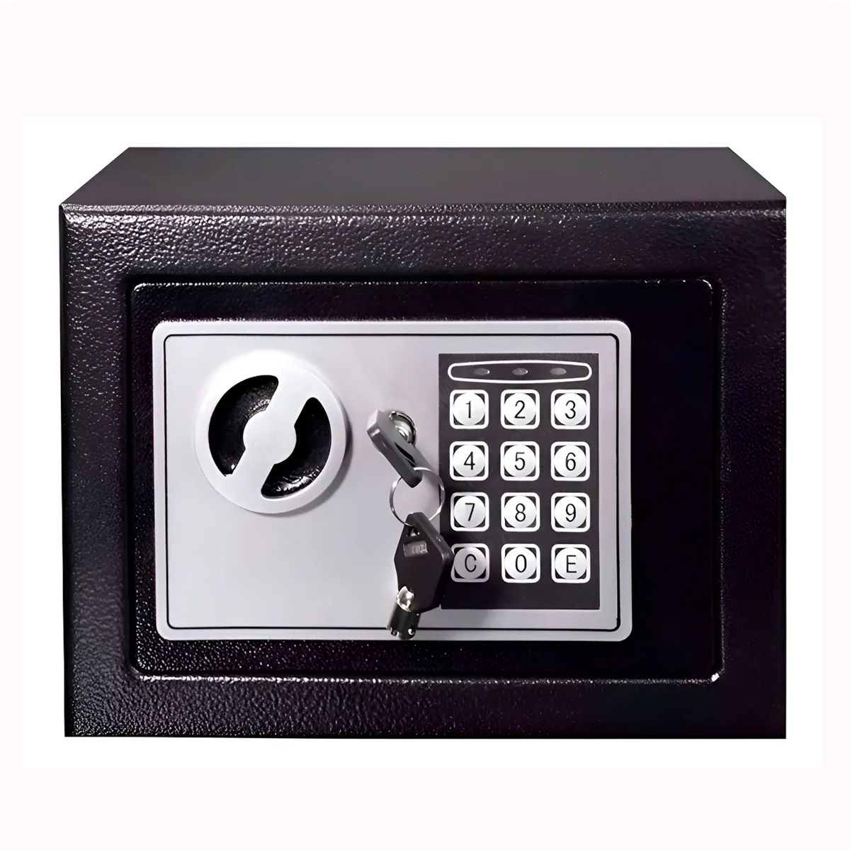GENERICO - Caja fuerte digital Safewell con llaves y teclado color negro