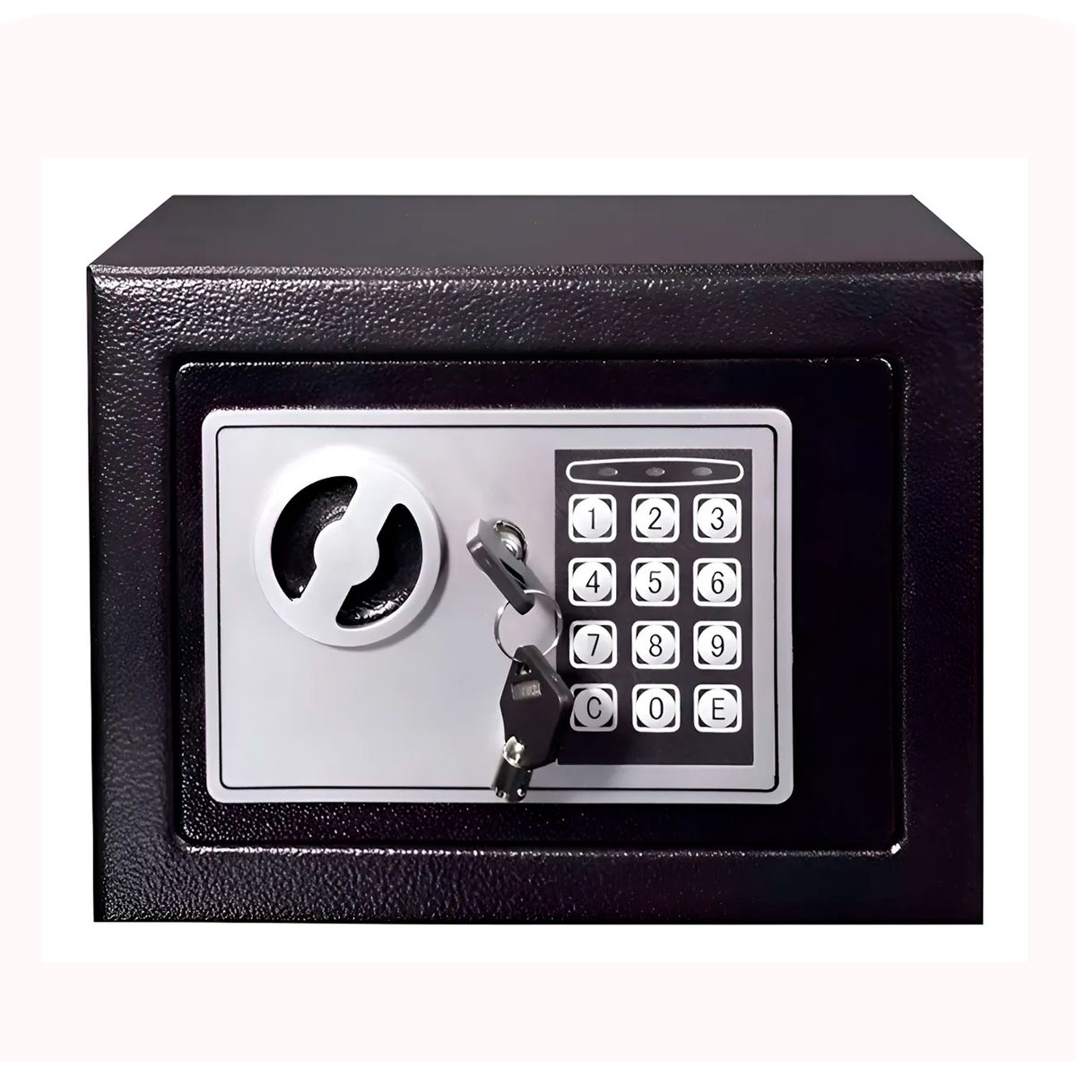 GENERICO - Caja fuerte digital Safewell con llaves y teclado color negro