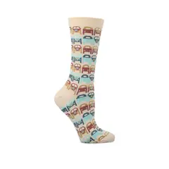 HUSH PUPPIES - Calcetín Algodón Mujer C Kombi Crema