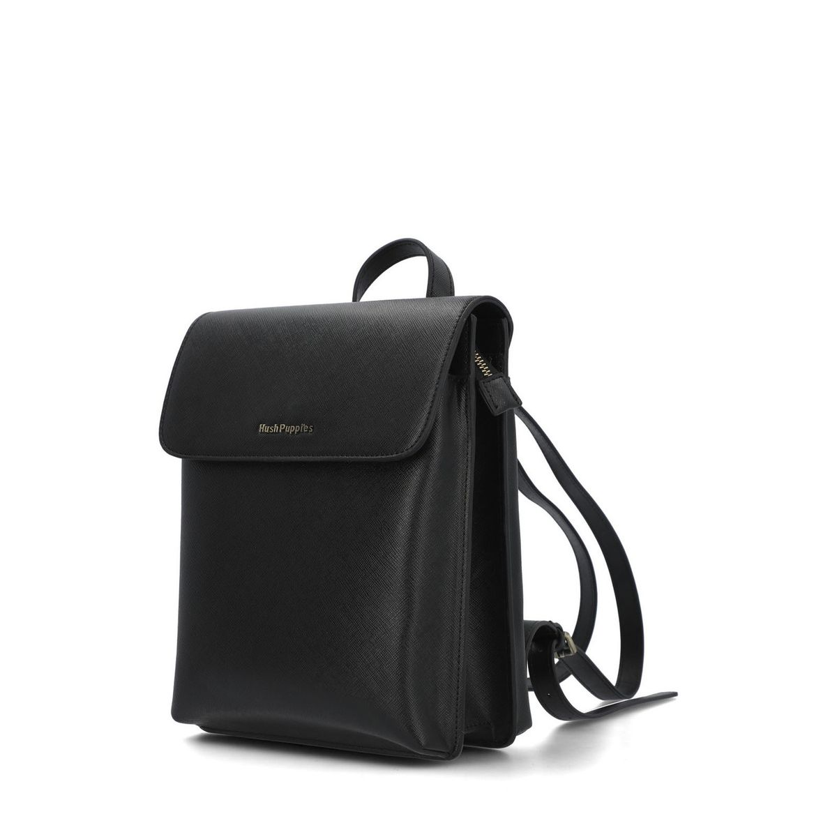HUSH PUPPIES - Mochila Ecocuero Mujer Sally Back Negro HUSH PUPPIES