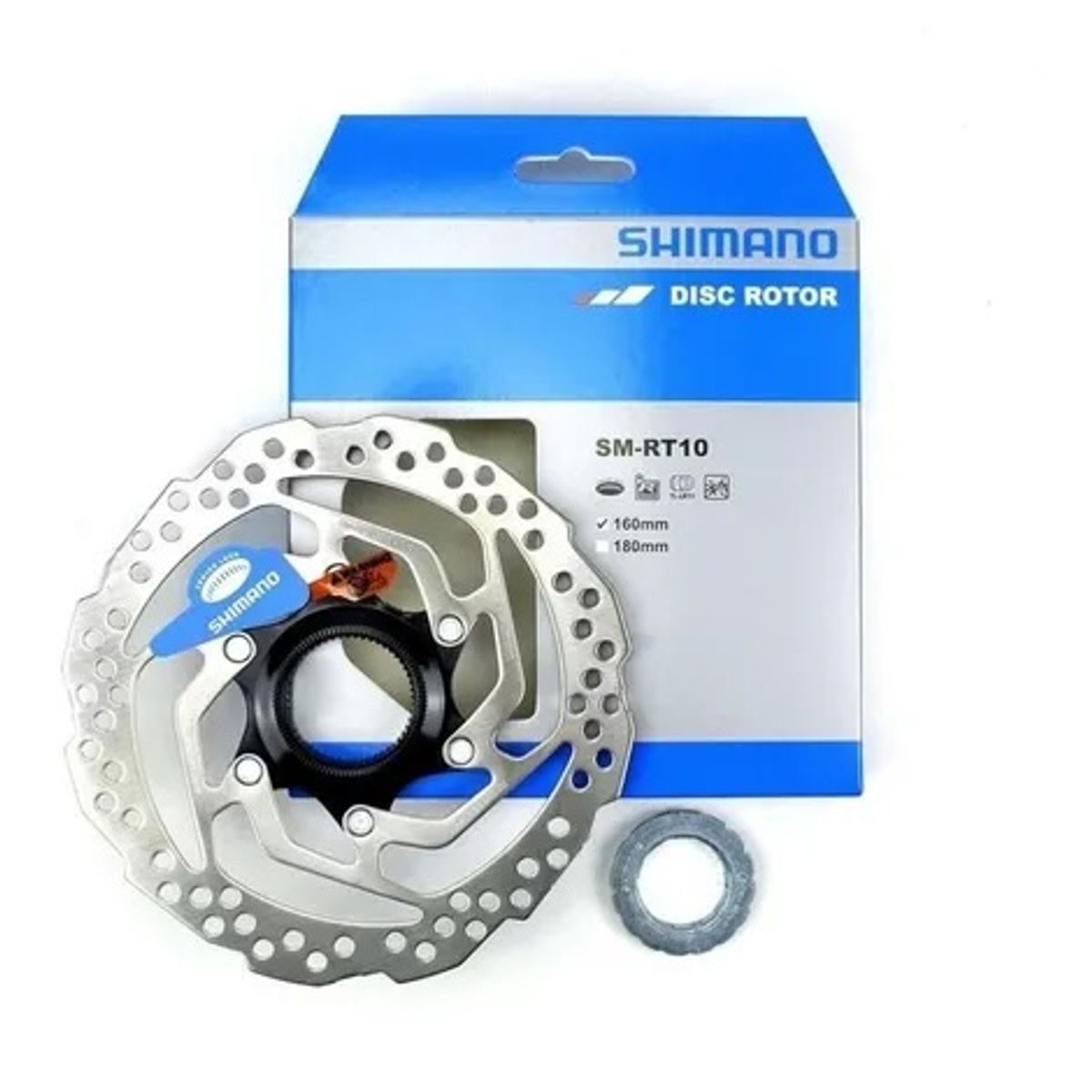 SHIMANO - Rotor Shimano Sm RT10 160mm Color Plateado