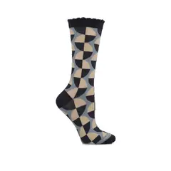 HUSH PUPPIES - Calcetín Algodón Mujer C Design Azul