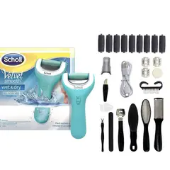 PUREPOWER - Scholls Eliminador de callos recargable Con kit de pedicura Para piel muerta
