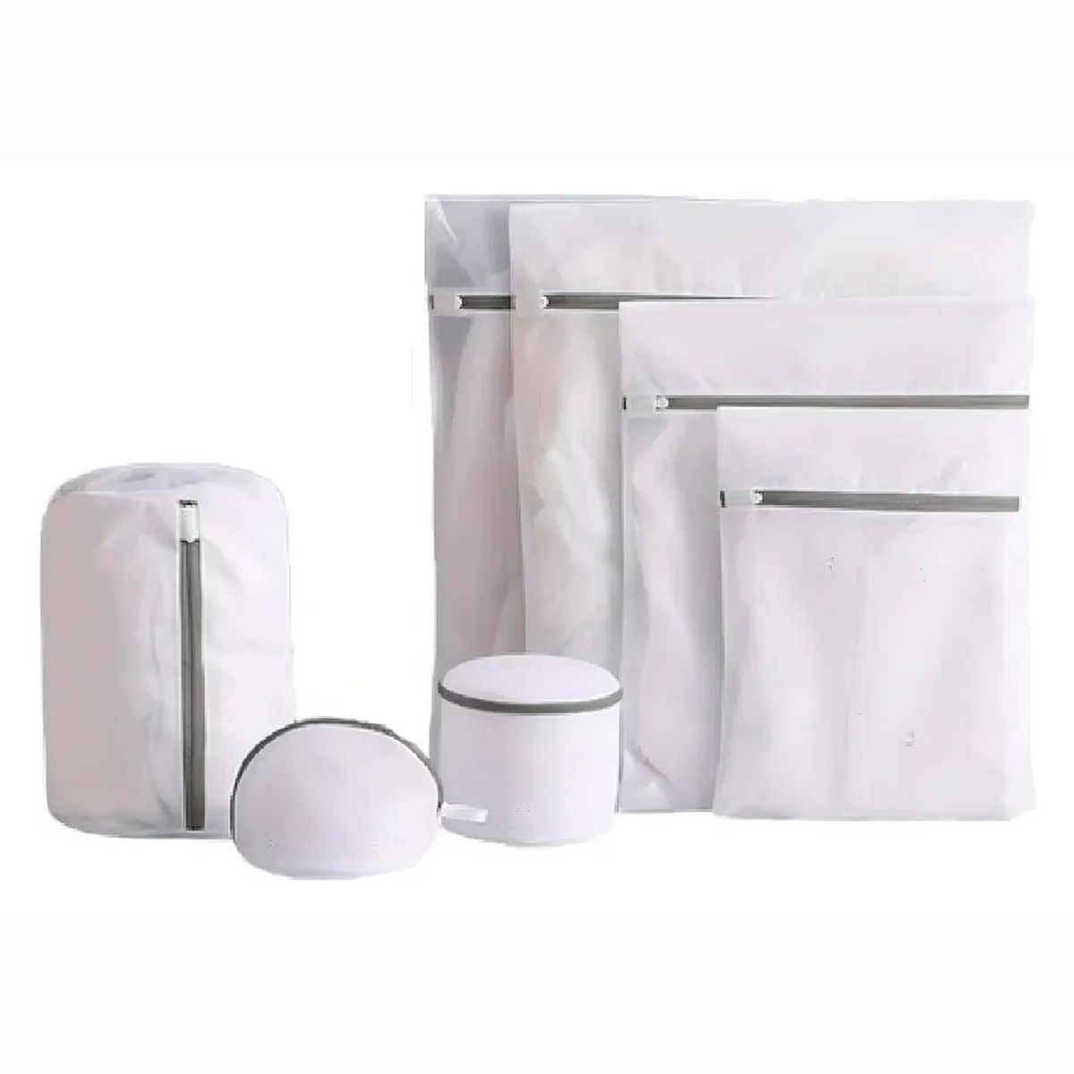 GENERICO - Bolsas protectoras para  lavandería ropa delicada 7 Unidades