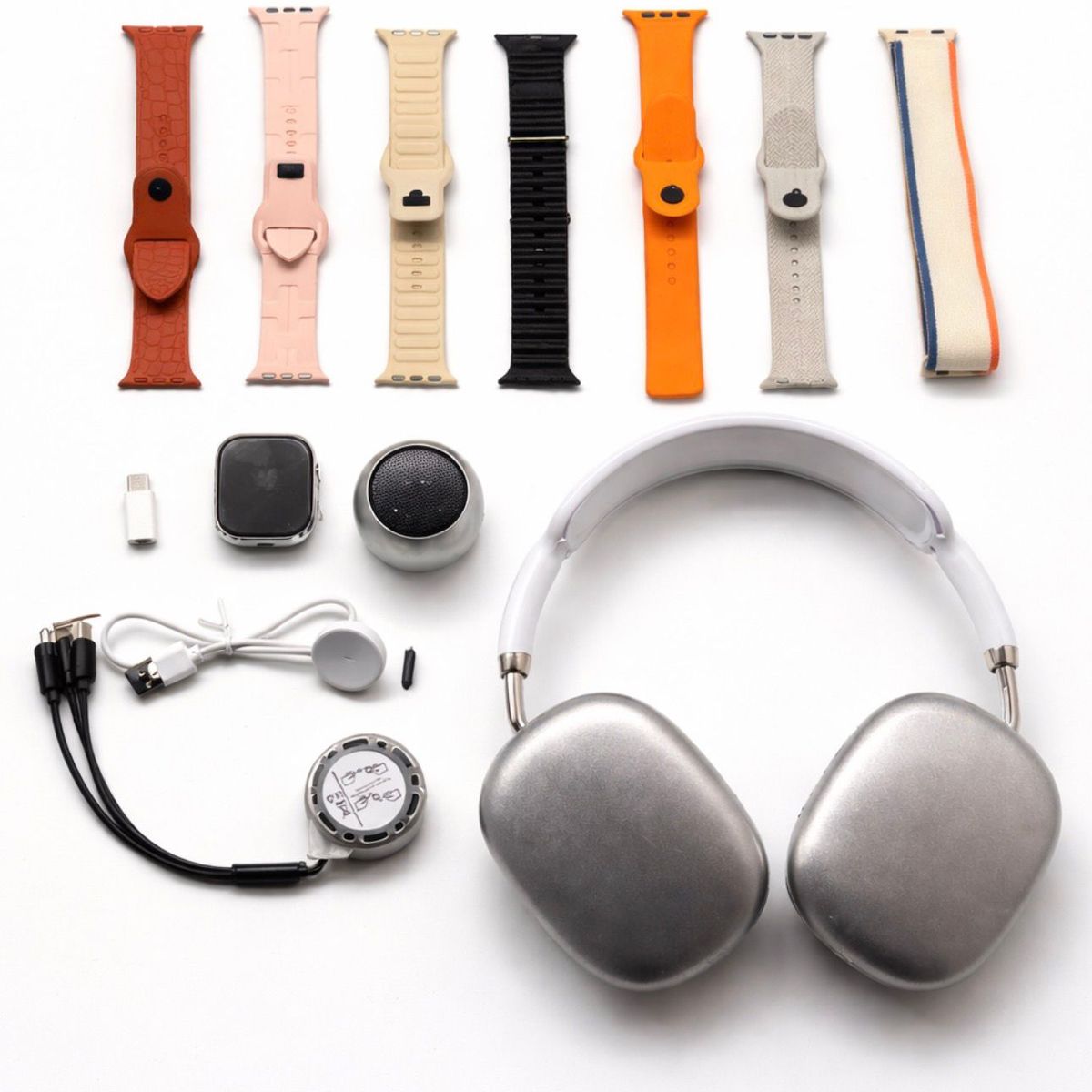 GENERICO - Smart Watch + parlante/audifonos bluetooth y 7 correas