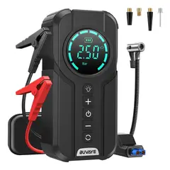 GENERICO - Arrancador Partidor Inflador Compresor Portátil Digital 12v Led 150psi Auto Moto