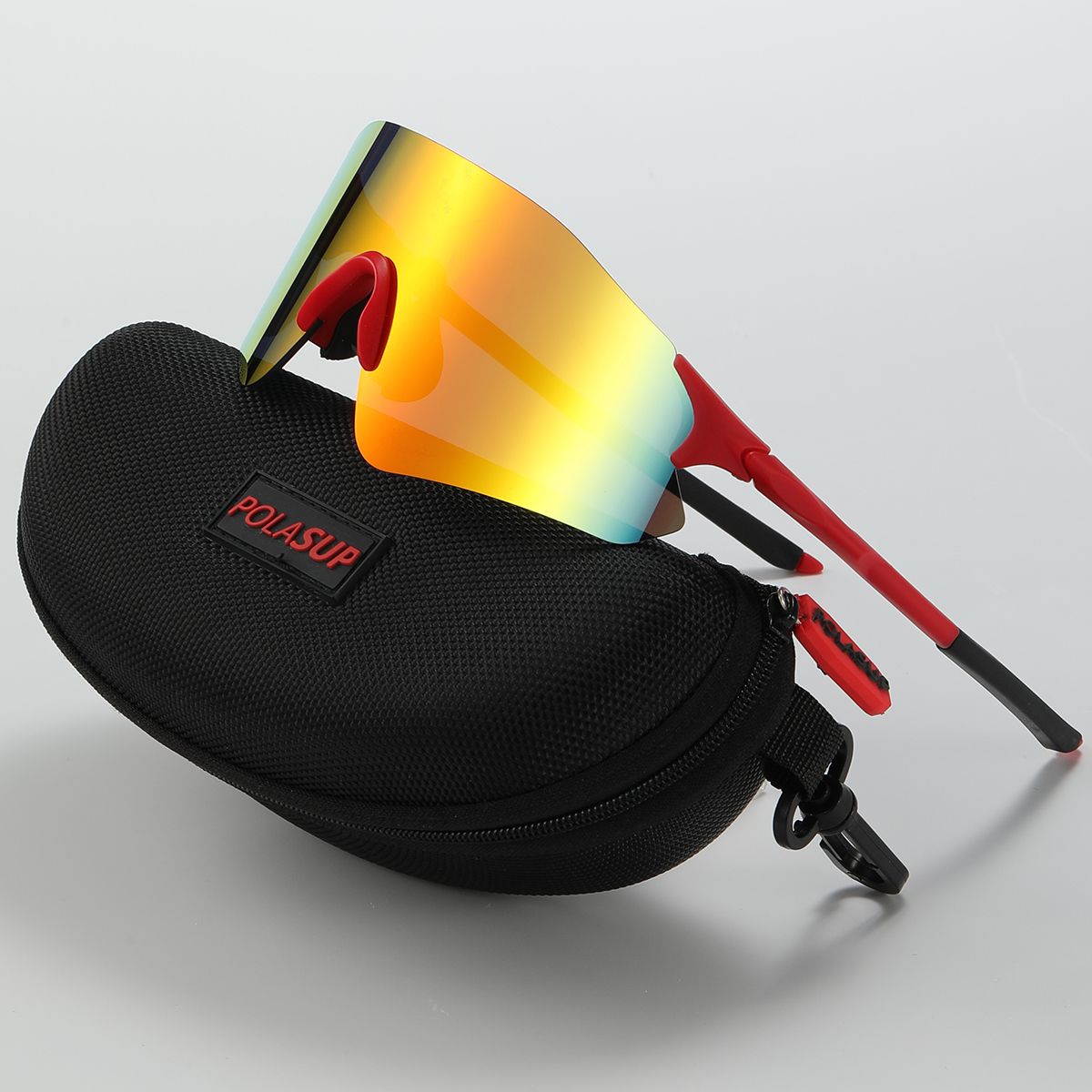 POLASUP - Lentes de Sol POLASUP Deportivos Polarizados UV400 Unisex pesca correr ciclismo marathon