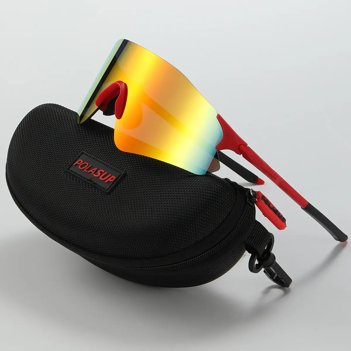 POLASUP - Lentes de Sol POLASUP Deportivos Polarizados UV400 Unisex pesca correr ciclismo marathon