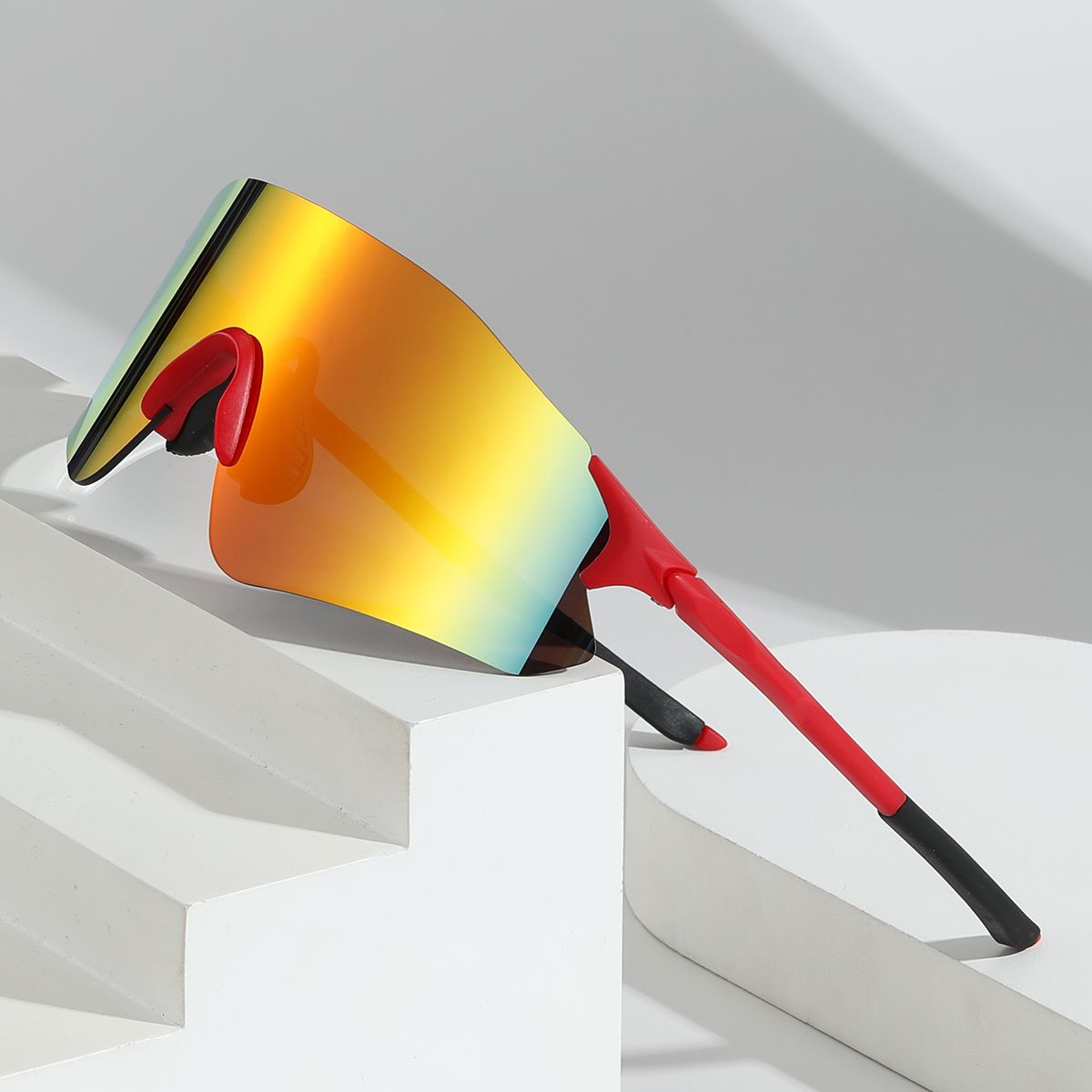 POLASUP - Lentes de Sol POLASUP Deportivos Polarizados UV400 Unisex pesca correr ciclismo marathon