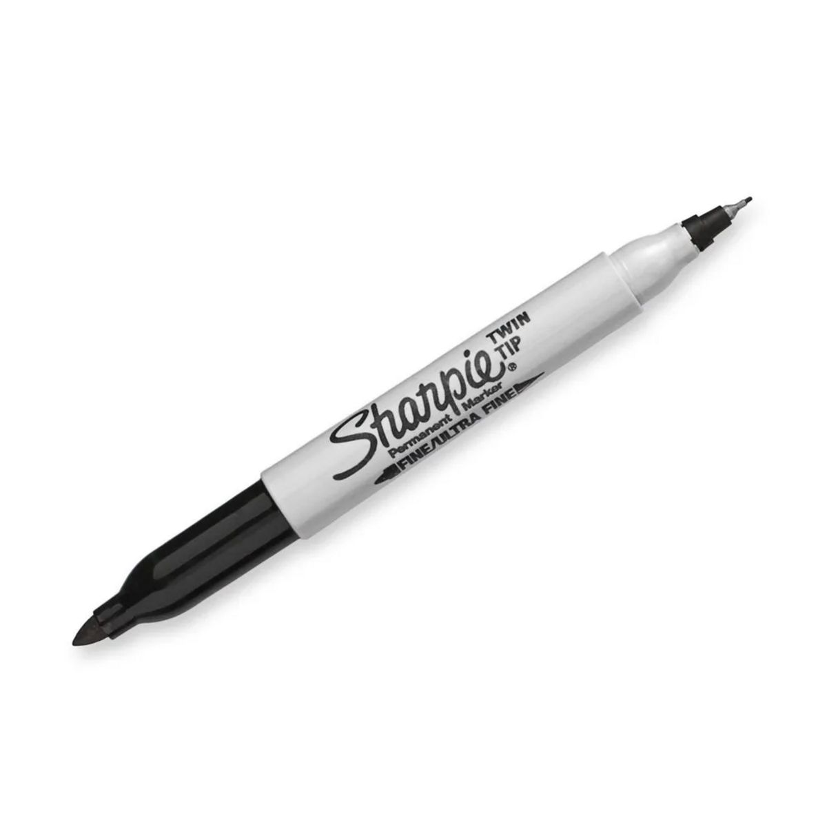 SHARPIE - Marcador Permanente Sharpie Doble Punta Negro Individual