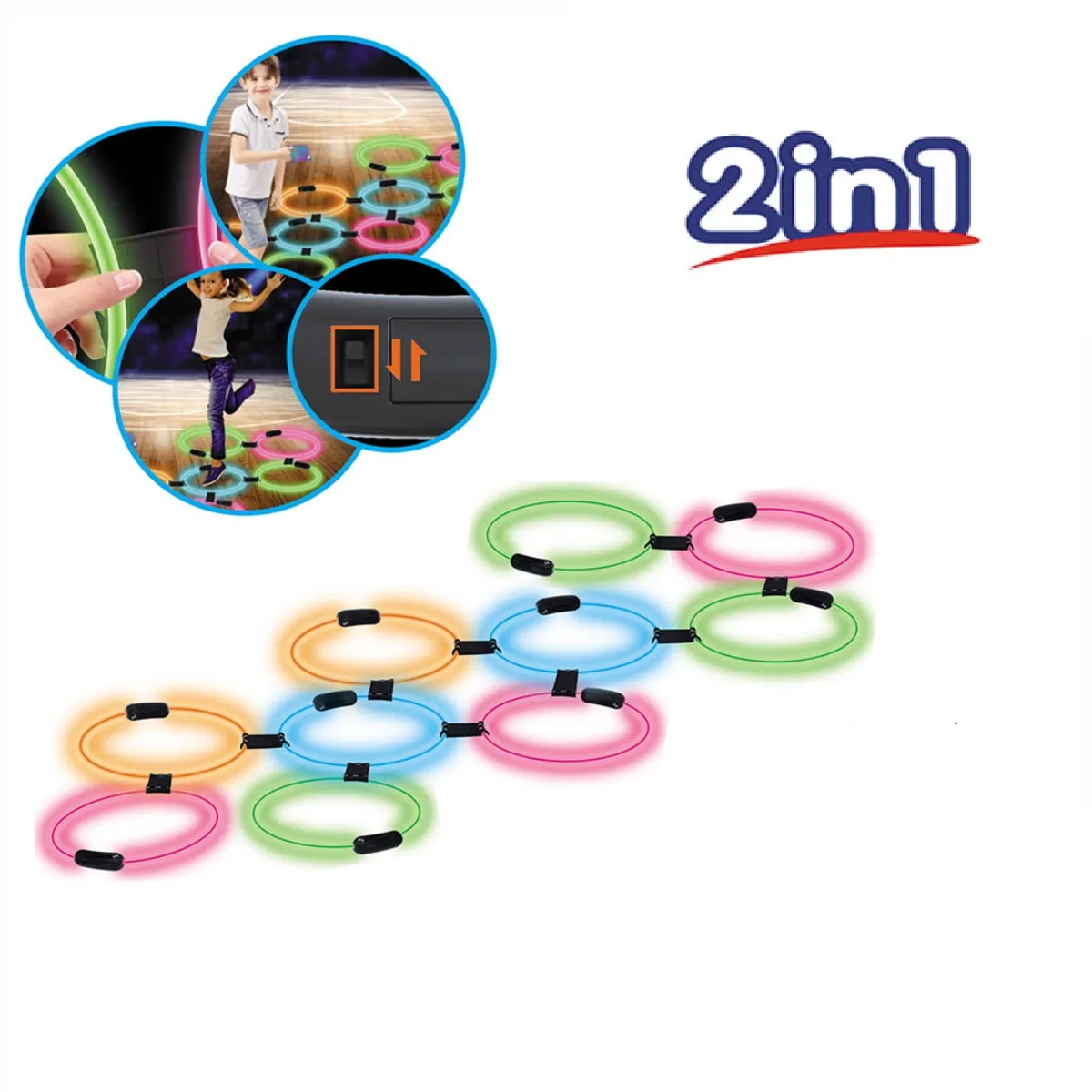 GENERICO - Juego de Neón para saltar interactivo.