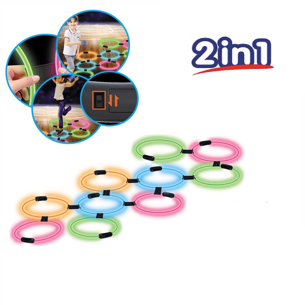 GENERICO - Juego de Neón para saltar interactivo.