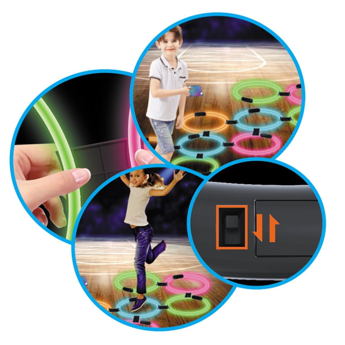 GENERICO - Juego de Neón para saltar interactivo.