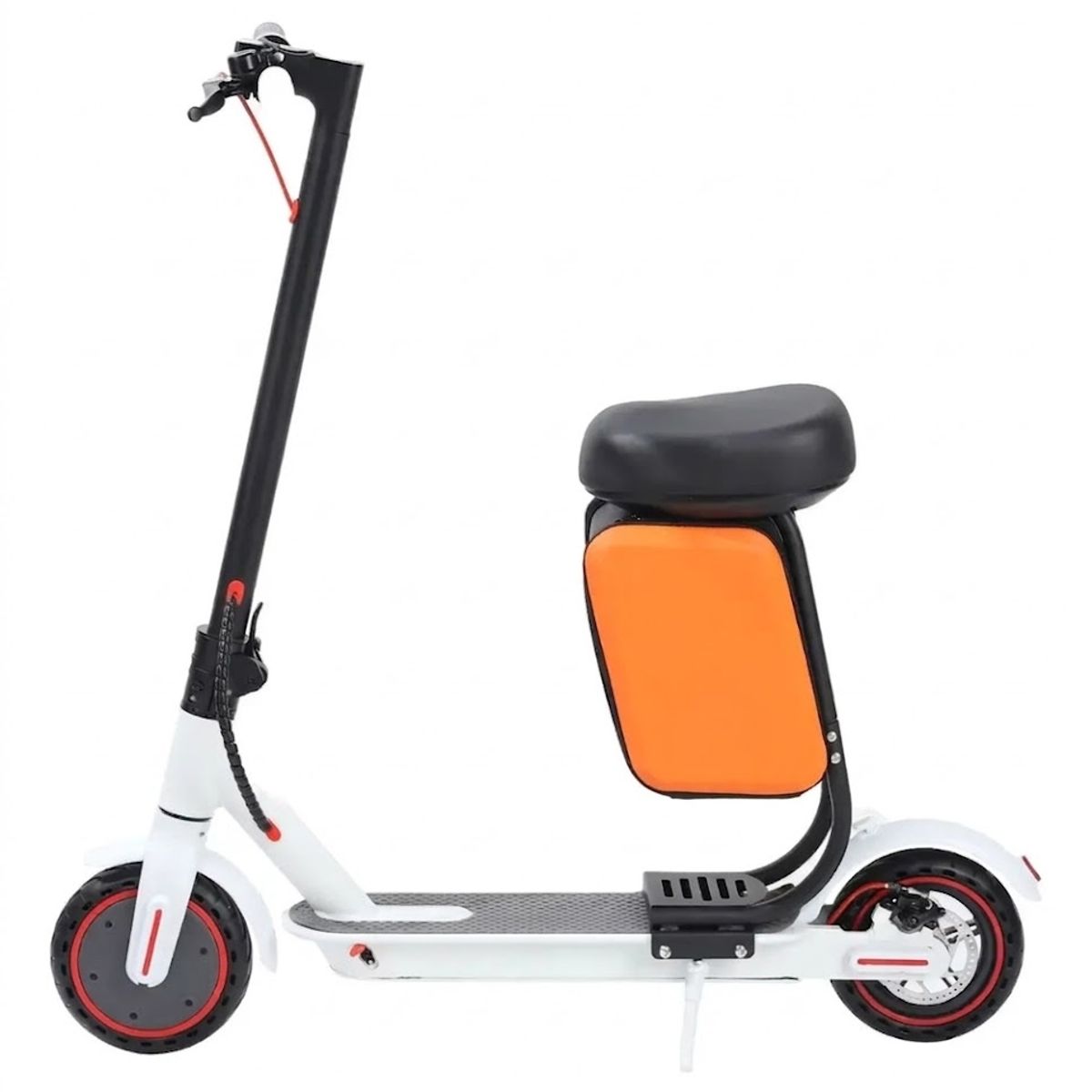 GENERICO - Scooter eléctrico plegable para adultos con asiento ergonómico con bolsa de almacenamiento integrada