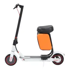 GENERICO - Scooter eléctrico plegable para adultos con asiento ergonómico con bolsa de almacenamiento integrada