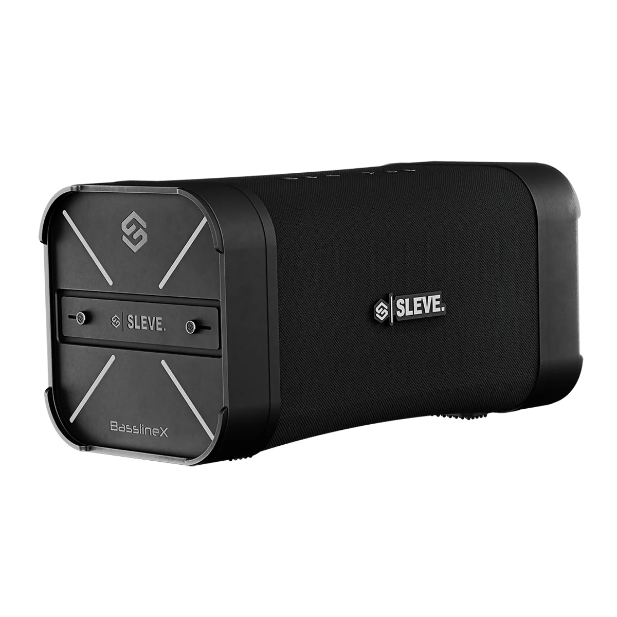 SLEVE - Parlante Bluetooth Sleve BasslineX Pro 120W 18h Batería App Customax Auracast GPS IPX5