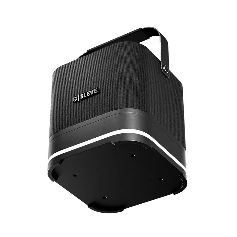 Parlante Bluetooth BasslineX Cube 80W 8h Bateria App Customax Auracast GPS IPX5