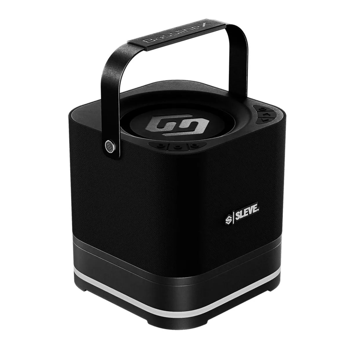 SLEVE - Parlante Bluetooth Sleve BasslineX Cube 80W 8h Batería App Customax Auracast GPS IPX5