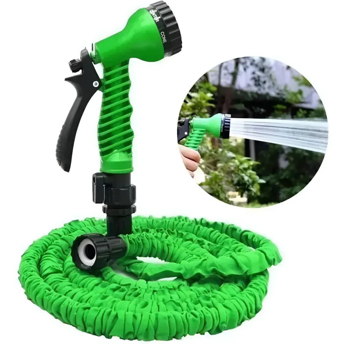 MOVI - Manguera Expandible 22.5 m con Rociador 7 Posiciones