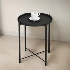 GENERICO - Mesa De Centro Auxiliar Negro