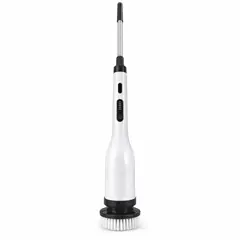 TASBEL - Cepillo Limpieza 9en1 25W Recargable Mango Extensible Bano Cocina Auto Hogar