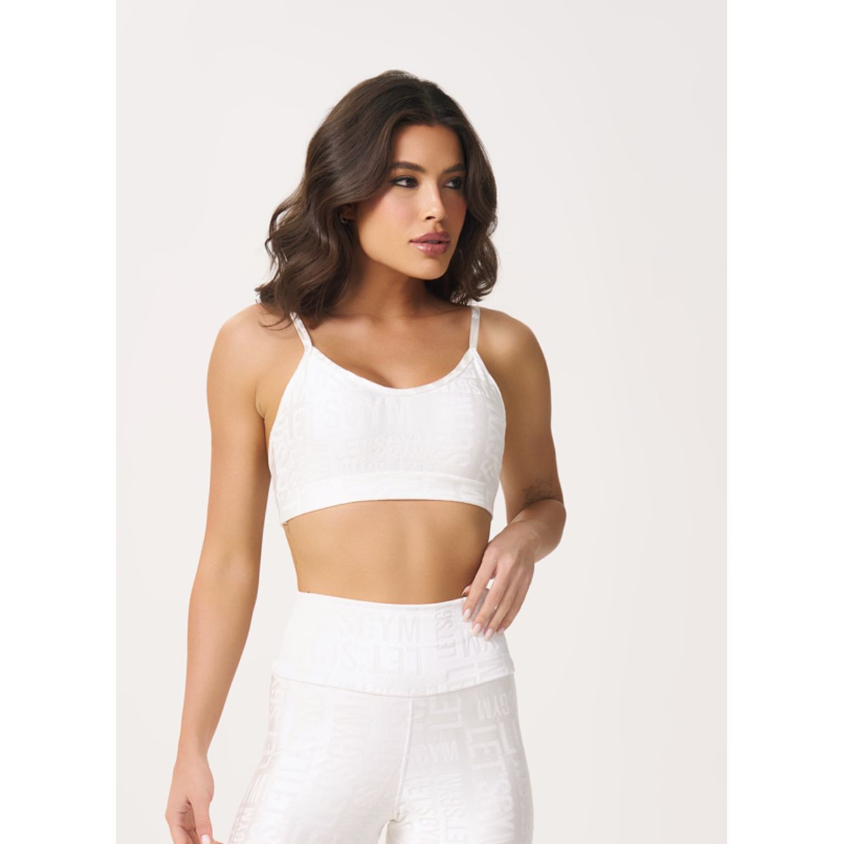 LETSGYM - PETO DEPORTIVO VELVET NAME LETSGYM