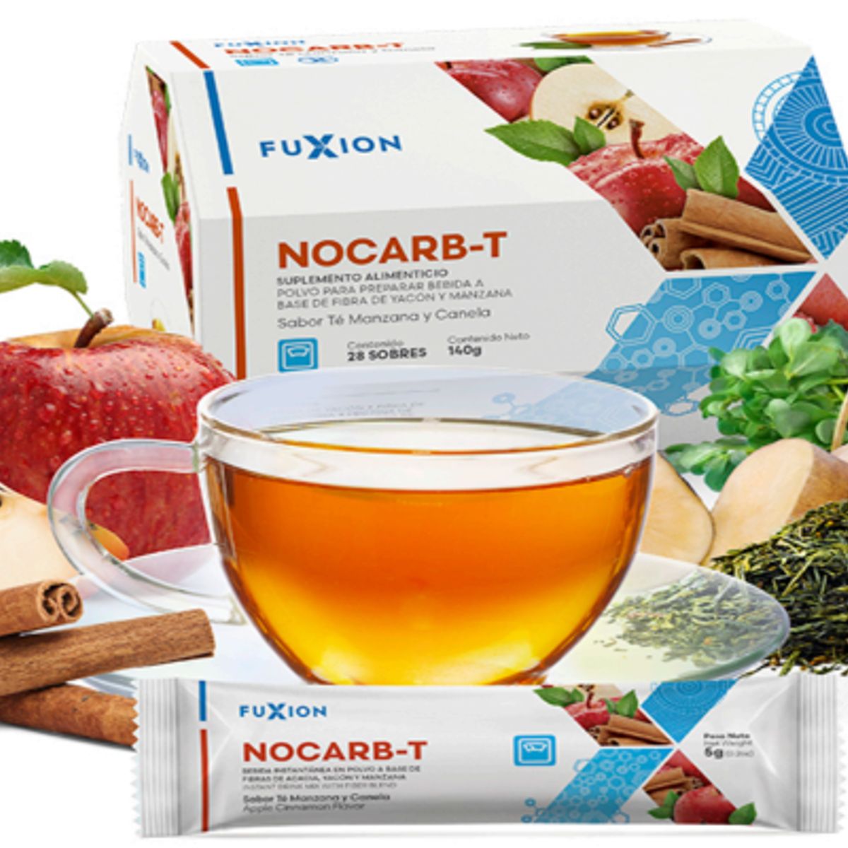 GENERICO - Nocarb-t  De Fuxion bloqueador de carbohidratos, regula el azucar